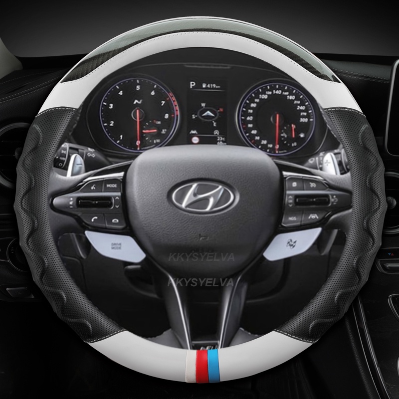 Vỏ Bọc Vô Lăng Xe Hơi Hyundai i40 i30 i20 i10 ix35 ix25 Tucson Accent Elantra Santa Fe Creta Solaris Kona