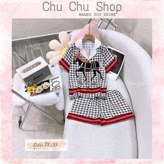 Đồ bộ mặc nhà đồ ngủ pijama lụa latin hình ngựa royal_hoả tốc hcm