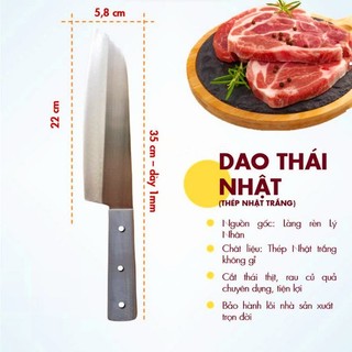 Dao thái nhà bếp thép nhật không han rỉ