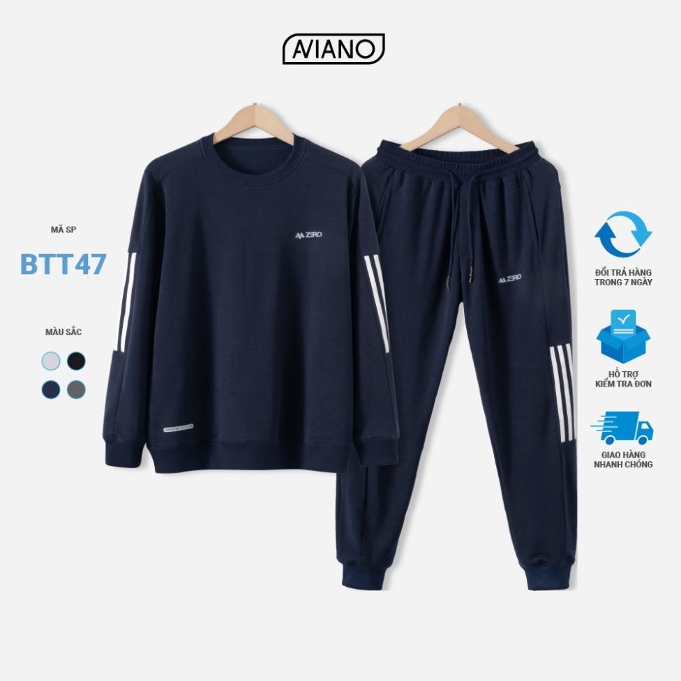 Bộ Nỉ Thể Thao Thời Trang Thiết Kế Năng Động Trẻ Trung Cao Cấp ZERO