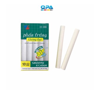 Combo 10 hộp Phấn trắng không bụi Thiên Long DC-008
