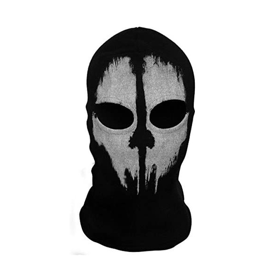 Mặt Nạ Bảo Vệ Toàn Diện Khi Chạy Xe Mô Tô / Đạp Xe / Chơi Game Call of Duty 10 Ghost Balaclava