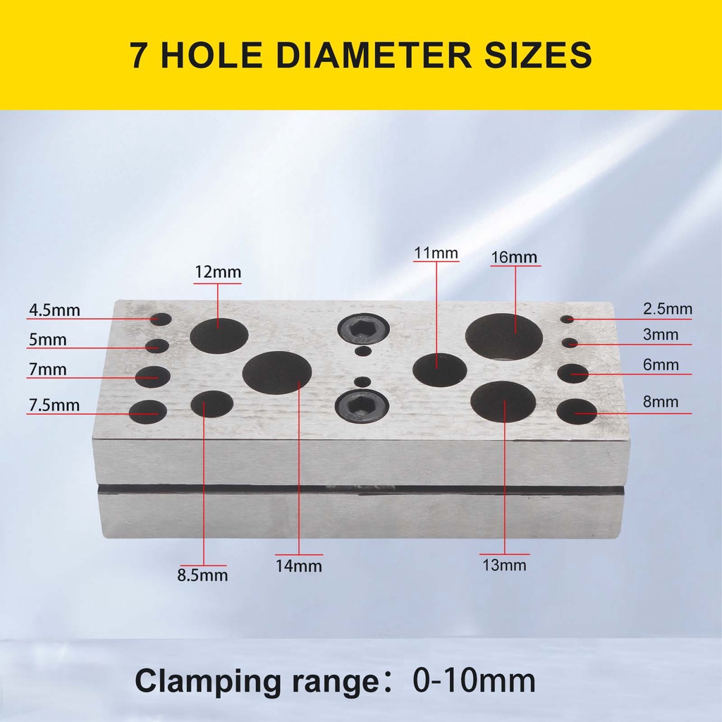 Đĩa Cắt 14 Lỗ Tròn Bằng Kim Loại Chuyên Dụng Cho Làm Trang Sức