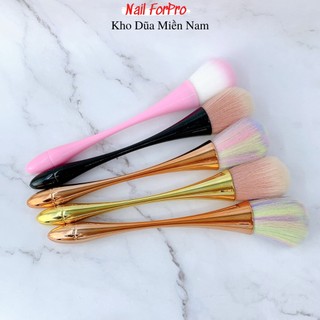 Chổi cán dài phủi bụi nail nhiều màu sắc - chổi phủi bụi nail