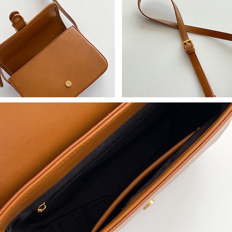 IELGY Túi Đeo Chéo Hình Vuông Cỡ Nhỏ Phong Cách Hàn Quốc Cổ Điển Thời Trang Cho Nữ