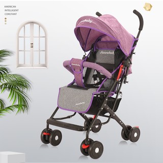 Xe đẩy du lịch cho bé siêu nhẹ 1 chiều nhiều tư thế 608 (609) gấp gọn có tay kéo