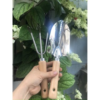 Bộ cào, xẻng mini làm vườn