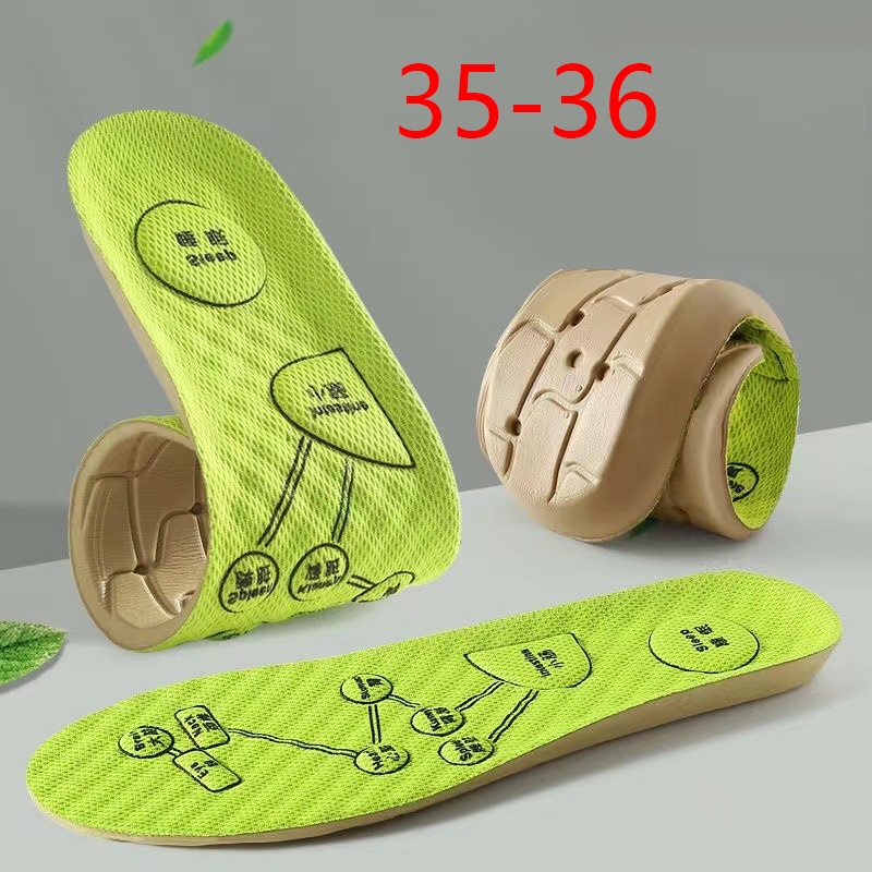 Miếng Lót Giày Thể Thao Mềm Mại Thoáng Khí Thấm Hút Mồ Hôi Khử Mùi Cho Nam Và Nữ