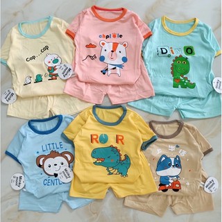Combo 3 bộ cộc tay thun lạnh ( CHỌN SIZE KHÔNG CHỌN MẪU)