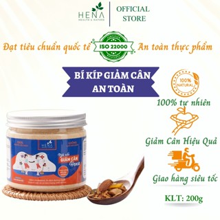 Bột Ngũ Cốc Giảm Cân Hena 200G Tinh Chế Cao Cấp, Ngũ Cốc Ăn Kiêng Giảm Cân An Toàn Và Hiệu Quả