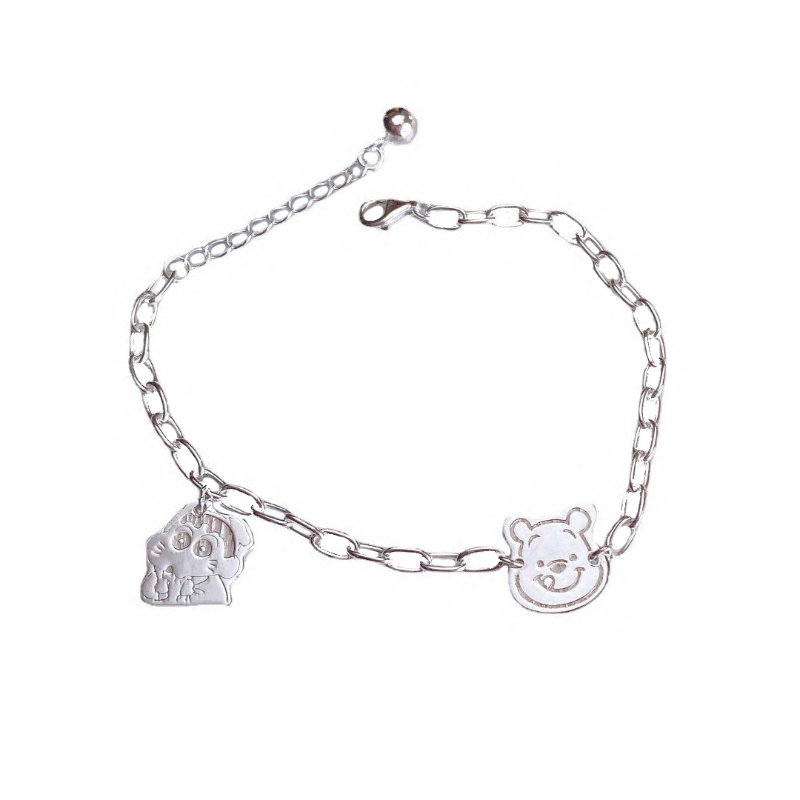 Vòng đeo tay hình con gấu, vòng đeo tay cậu bé bút chì dễ thương, vòng đeo tay Hàn Quốc thời trang, vòng đeo tay nữ, vòng đeo tay đơn giản