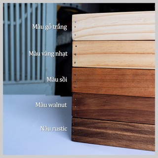 Khung ảnh để bàn, khung gỗ trang trí nội thất, khung gỗ kích thước 15x20cm nhiều màu.