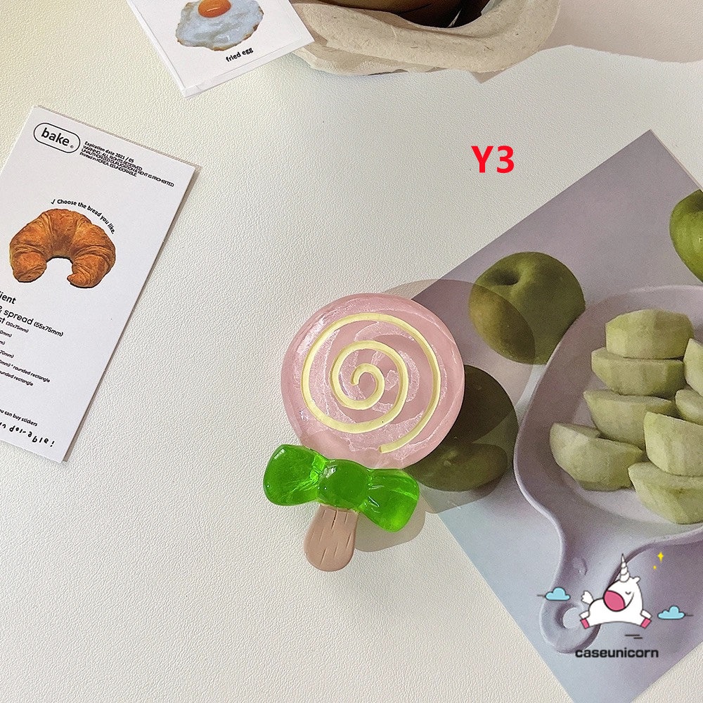 Giá Đỡ Điện Thoại Hình Kẹo Mút Phong Cách Hàn Quốc Dễ Thương