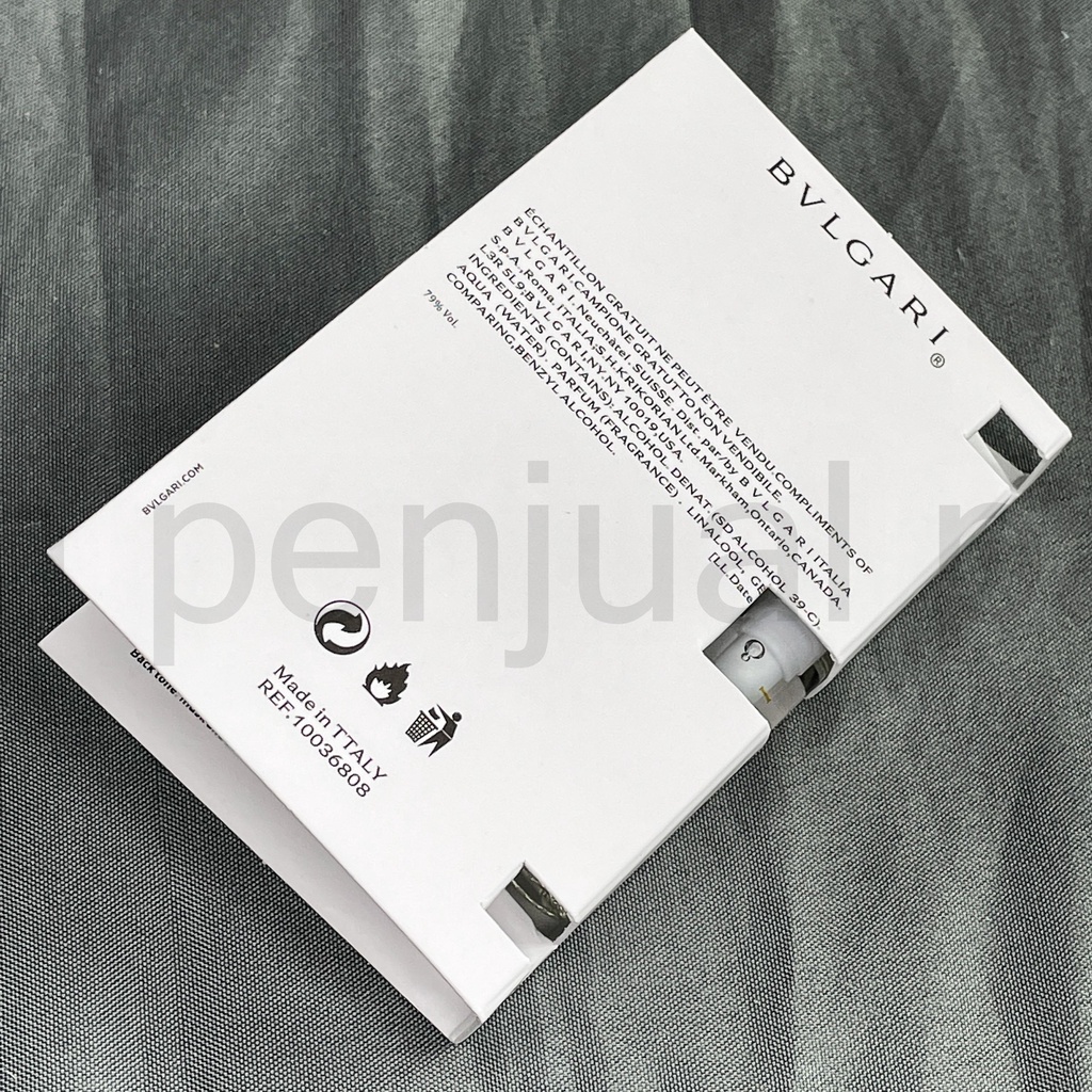 Chai nước hoa trung tính 2ml - Bvlgari Eau Parfumee au The Blanc