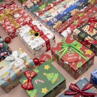  Giấy Bọc Quà Giáng Sinh - Combo 20 Tờ Gói Quà Noel Loại Đẹp 