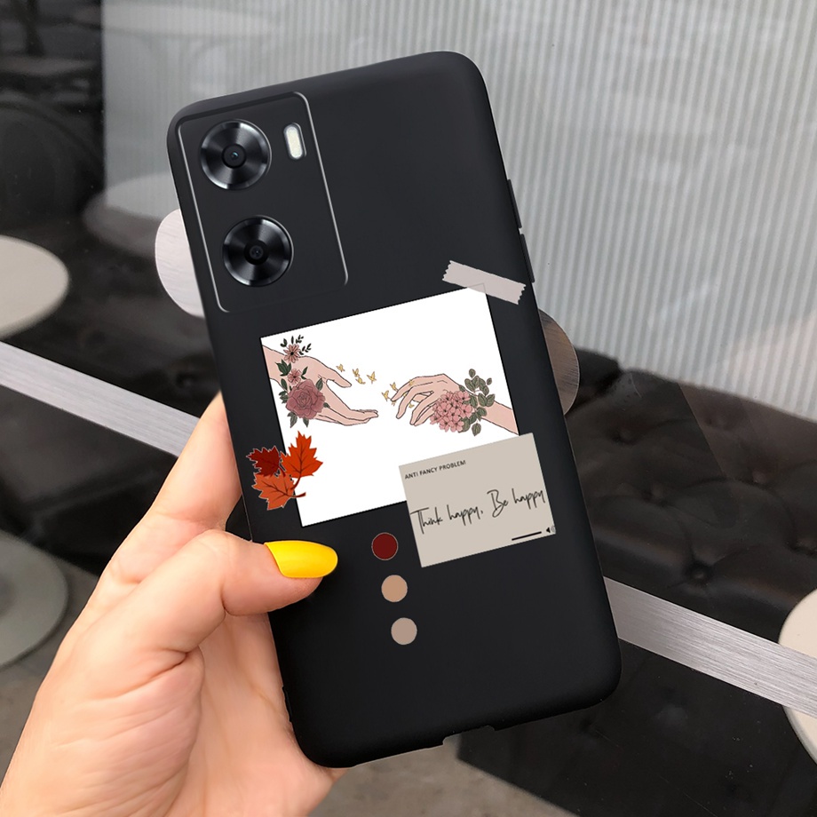 Ốp Điện Thoại Silicon Mềm Mặt Nhám Màu Kẹo Cho Oppo A77s / OPP A77 4G Casae New 2022 OPPOA77 A 77 S CPH2473