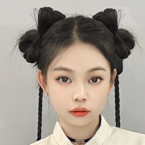 Kẹp Tóc Giả Thắt Nơ Dễ Thương Cho Bé Gái