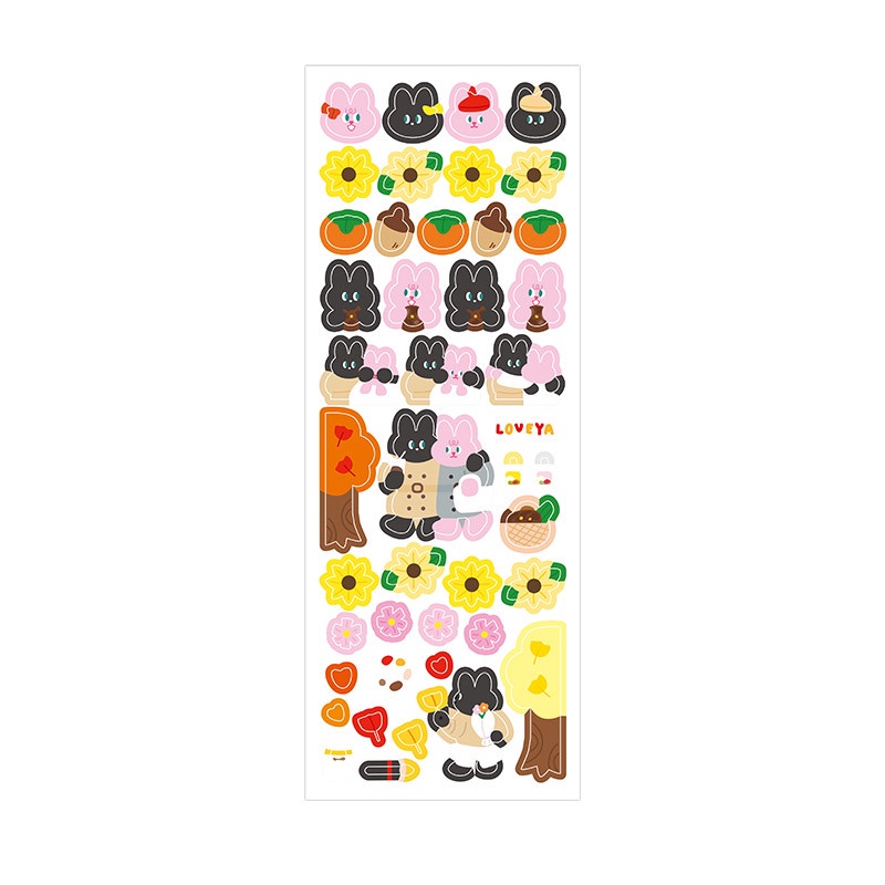 Miếng Dán Trang Trí Hình Gấu Goo Dễ Thương GK0361
