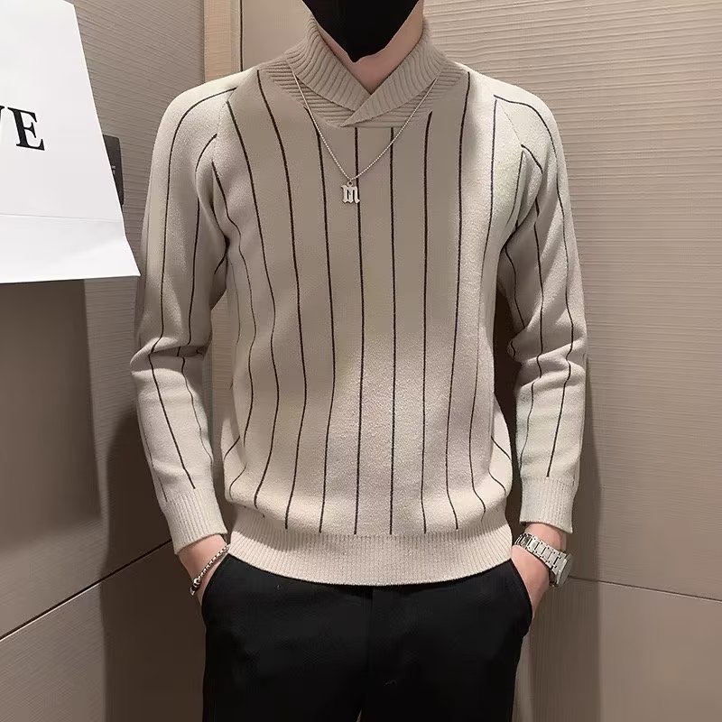 Áo Sweater Cổ Tròn Dáng Rộng Phong Cách Hàn Quốc Thời Trang Thu Đông Dành Cho Nam M-3xL J1505