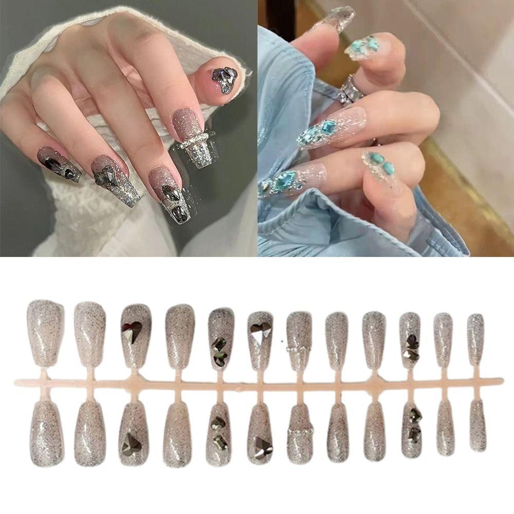 XIANTIN Set 24 Móng Tay Giả Phủ Toàn Diện Thời Trang