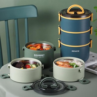 Hộp cơm giữ nhiệt 3 tầng kèm muỗng