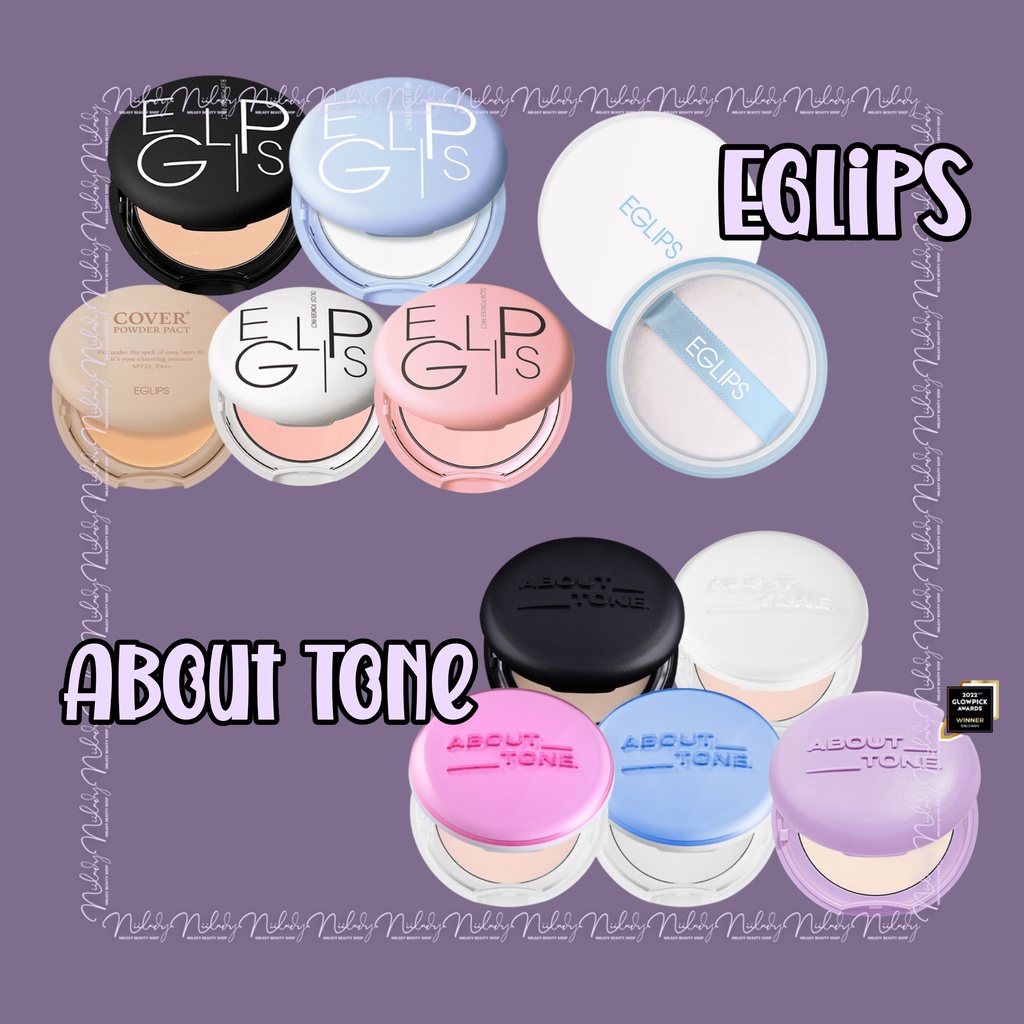 Phấn phủ Eglips Powder Pact / About Tone Powder Pact