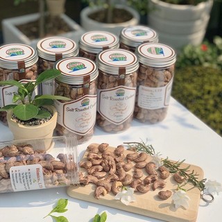 Hạt Điều Rang Muối Có Vỏ Lụa - 500g