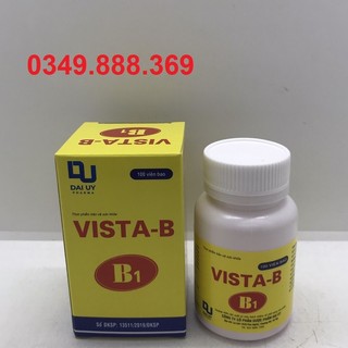 Vista-b b1 lọ 100 viên bổ sung vitamin nhóm b