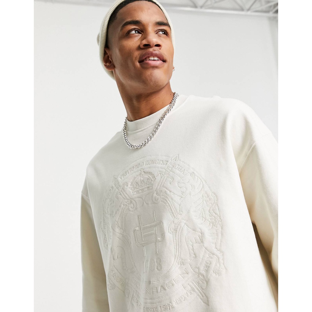 Áo Nỉ Nam TOPMAN Authentic Họa Tiết Thêu