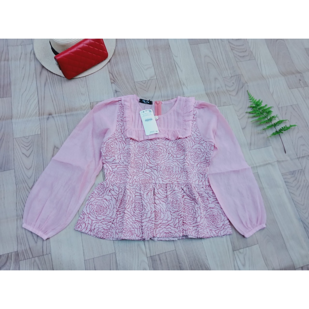 Áo Sơ Mi Công Sở Nữ Dáng Peplum Sang Trọng Freeszie 40 - 50kg