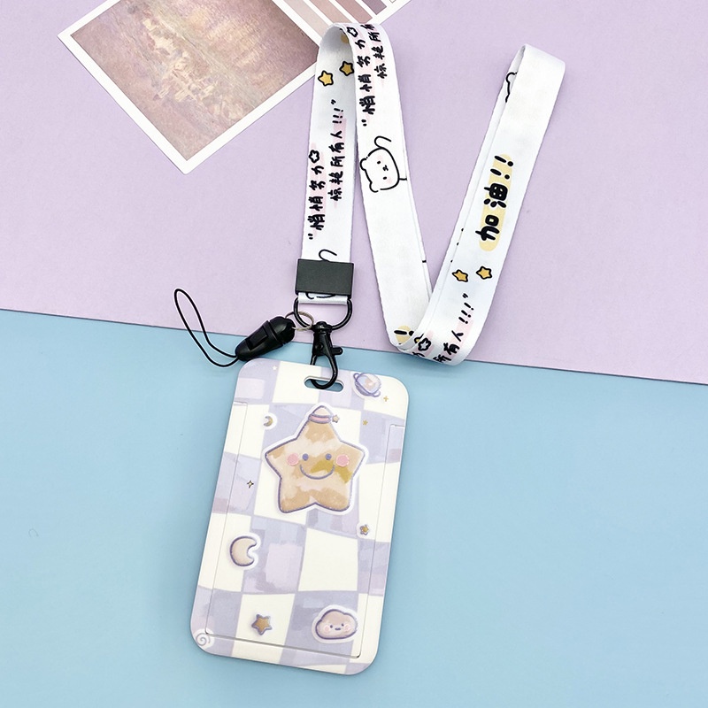 Bao Đựng Thẻ Truy Cập Thẻ Họa Tiết Hoạt Hình ins Dễ Thương Cho Học Sinh YKD ruiyan