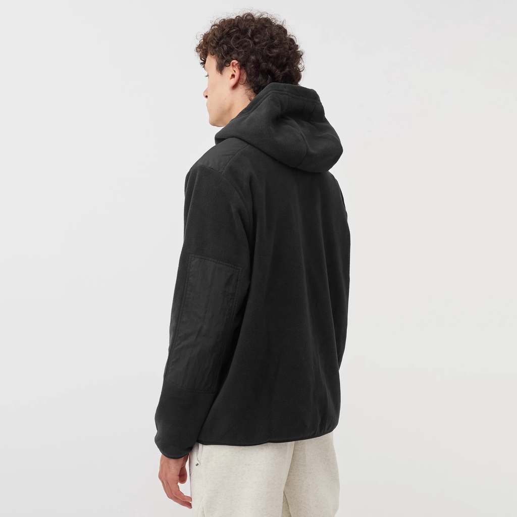 NIKE CHÍNH HÃNG- Áo khoác lông cừu thể thao nam Nike Style Esssentials+ Full-zip Hoodie Jacket Authentic - Black