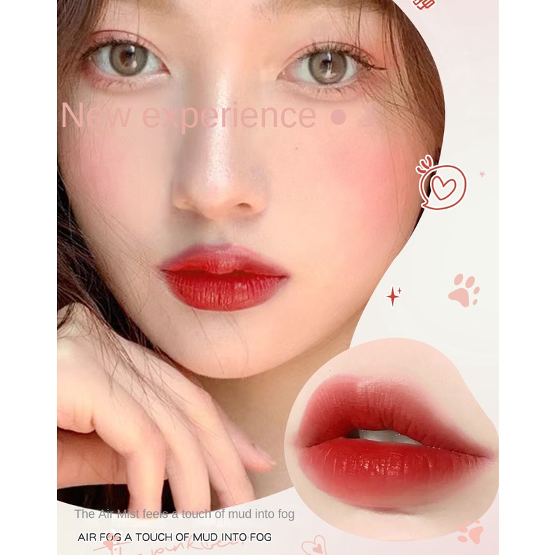 Son Môi Ming Xizhi Chất Nhung Lì Lâu Trôi Không Dính Thành Cốc Không Phai Màu Cho Nữ