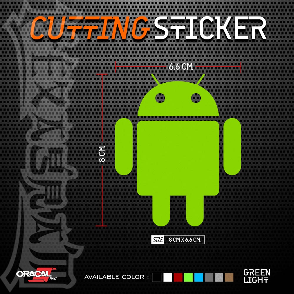 Hình Dán Cắt Logo Android | Miếng Dán Cắt Logo Android