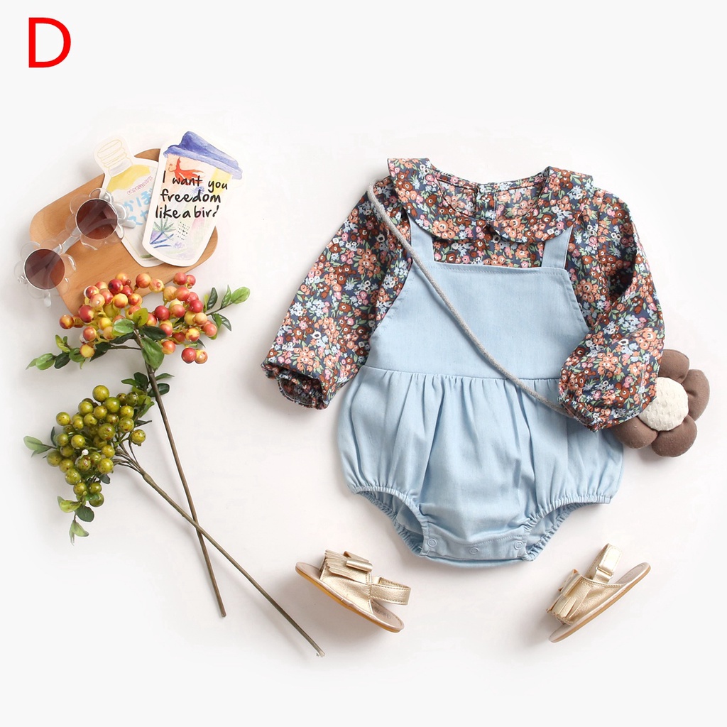 Áo Liền Quần Sanlutoz Vải Hoa Kiểu Công Chúa Dài Tay Vải Cotton