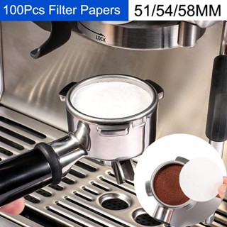 [Mã CLS2404A giảm 30k đơn 150k] 100 Giấy Lọc Cà Phê 51 / 54 / 58mm Cho Máy Pha Cà Phê Espresso