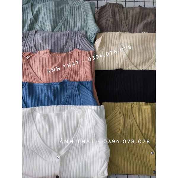 - Áo khoác cardigan len gân hàng Quảng Châu