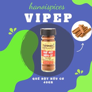 Quế bột hữu cơ farmers 40gr chất lượng cao thơm và mịn
