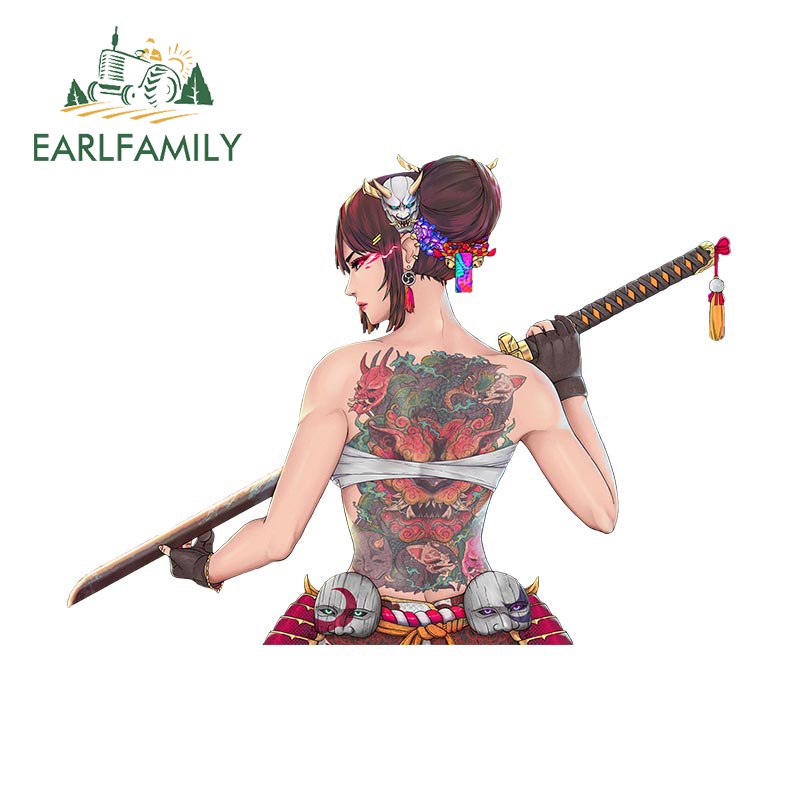 Sticker Dán Trang Trí Xe Hơi Chống Trầy 13Cmx9.6Cm Tiện Dụng