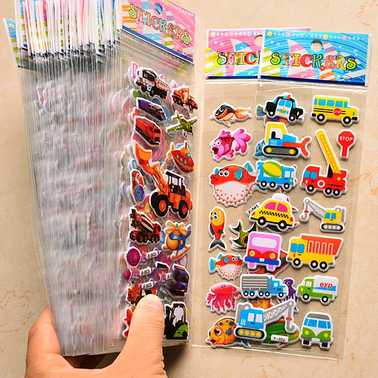 🍉Sticker 3D nổi trang trí sổ sách, bình nước, điện thoại chống thấm nước 20gr DUASHOP.