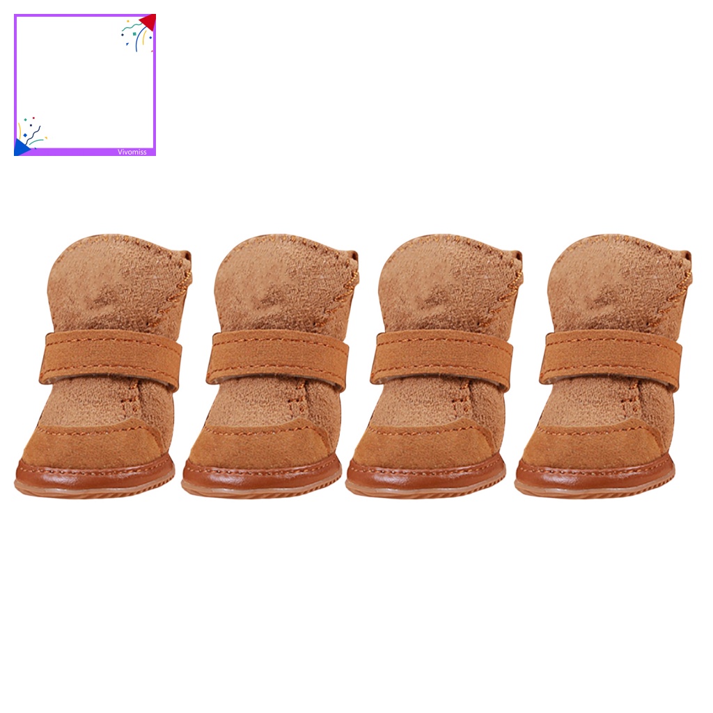 1 Đôi Giày Chống Trượt Thoáng Khí Dễ Mang Cho Thú Cưng