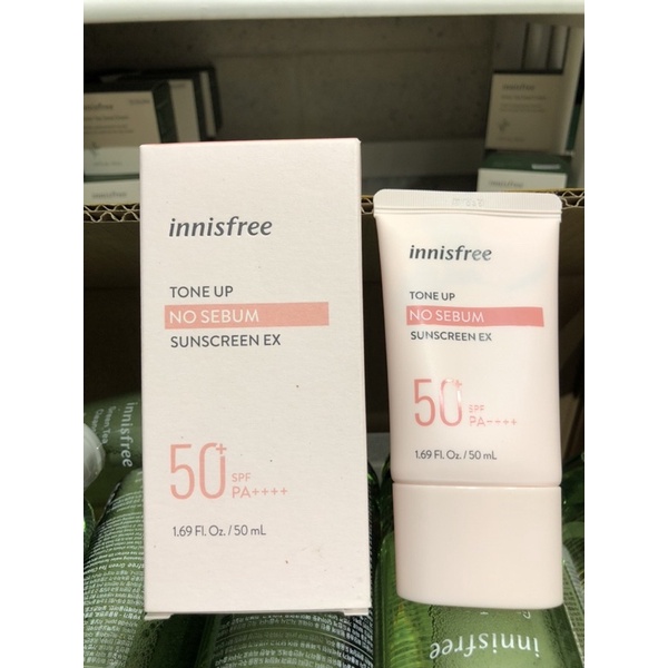 Kem Chống Nắng Nâng Tone Da Innisfree Tone Up No Sebum Sunscreen EX SPF50+ PA++++