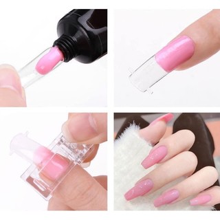 Kẹp nhựa cố định nối dài móng tay