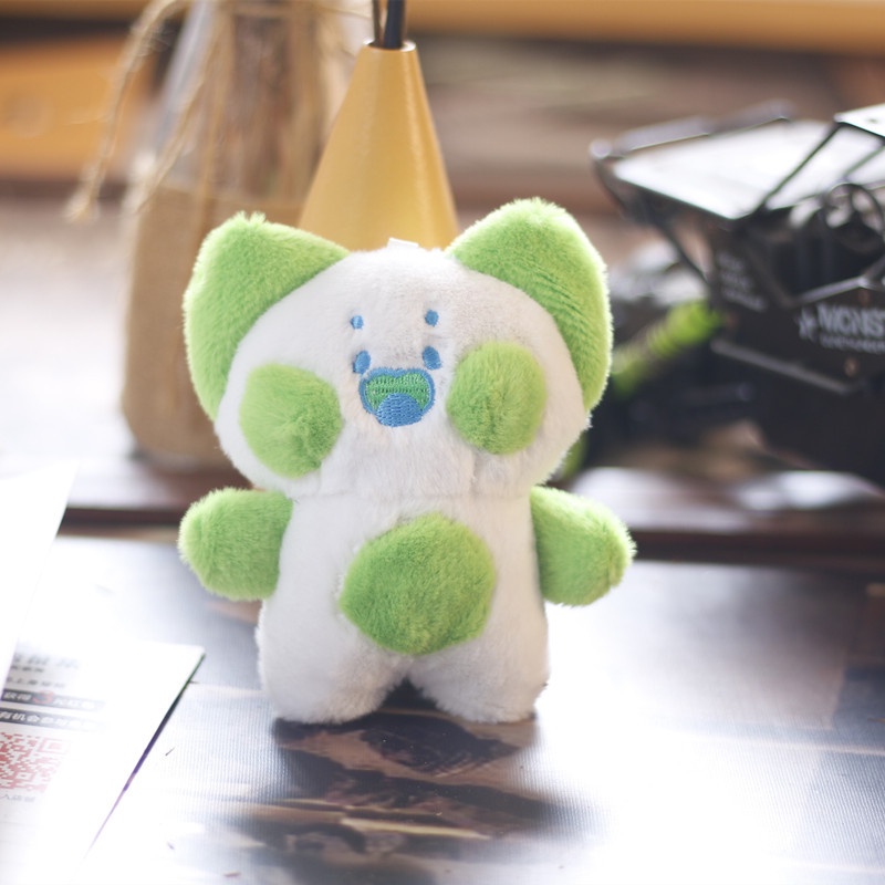 Móc Khóa Hình Mèo Nhồi Bông Dễ Thương 12cm