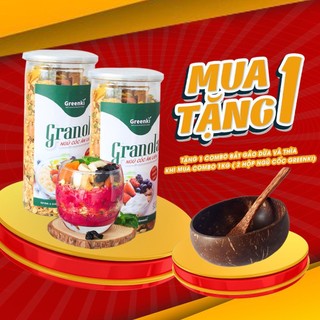 (Combo 2 hộp) Granola siêu hạt ngũ cốc ăn kiêng GreenKi, nguyên liệu hữu cơ - Bổ Sung Dinh Dưỡng, Cải Thiện Vóc Dáng