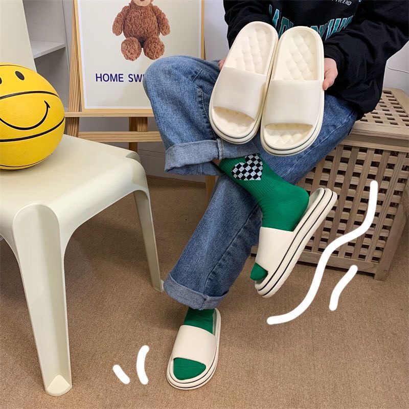 JY377 Dép phản quang nam nữ đế mềm đúc liền êm chân phong cách cá  tính năng động