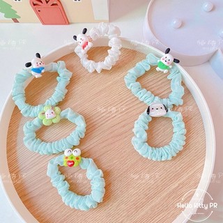 Dây thun cột tóc, buộc tóc Hello Kitty Melody Pudding Kuromi Cinnamoroll