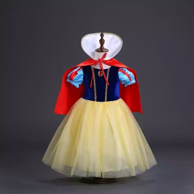 DISNEY Đầm Hóa Trang Công Chúa Bạch Tuyết Cho Bé Gái