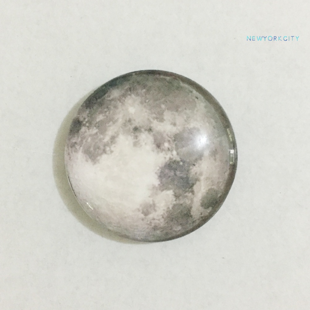 Bộ 12 Miếng Dán Cửa Kính Hình Mặt Trăng Hành Tinh Dùng Trang Trí Tủ Lạnh