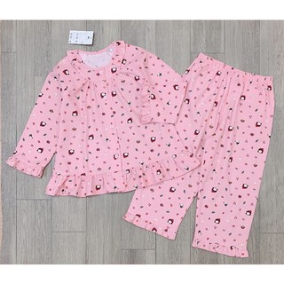 bộ bé gái mặc nhà pipilong